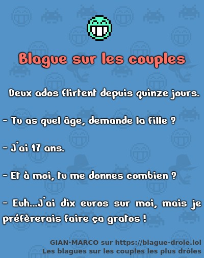 Les Blagues Sur Les Couples Les Plus Droles Blague Drole Le Site Du Lolmetre